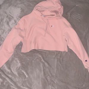 Champion cropped hoodie